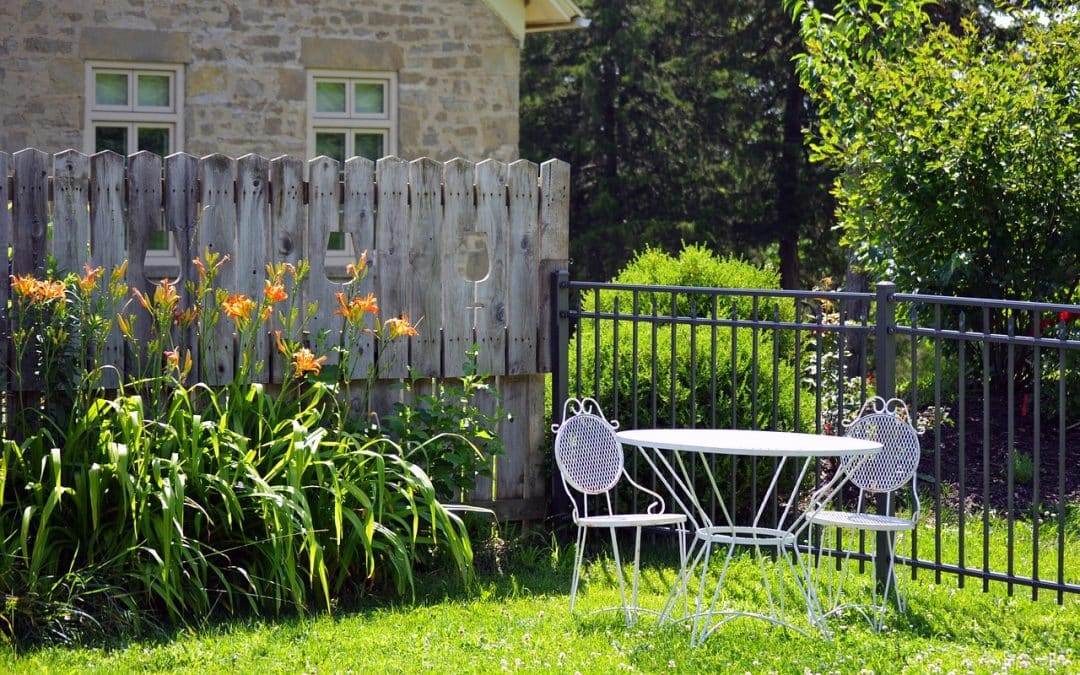 Un patio sécurisé