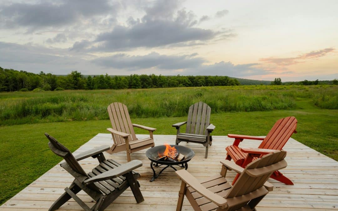 Une terrasse en bois