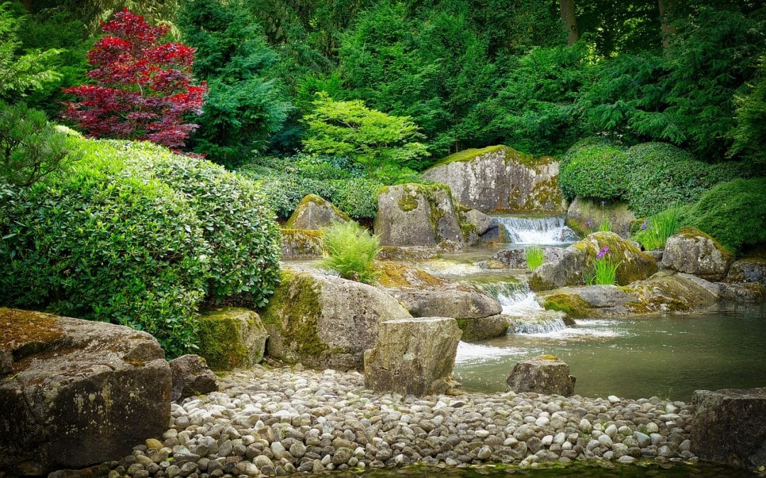 Un jardin zen authentique