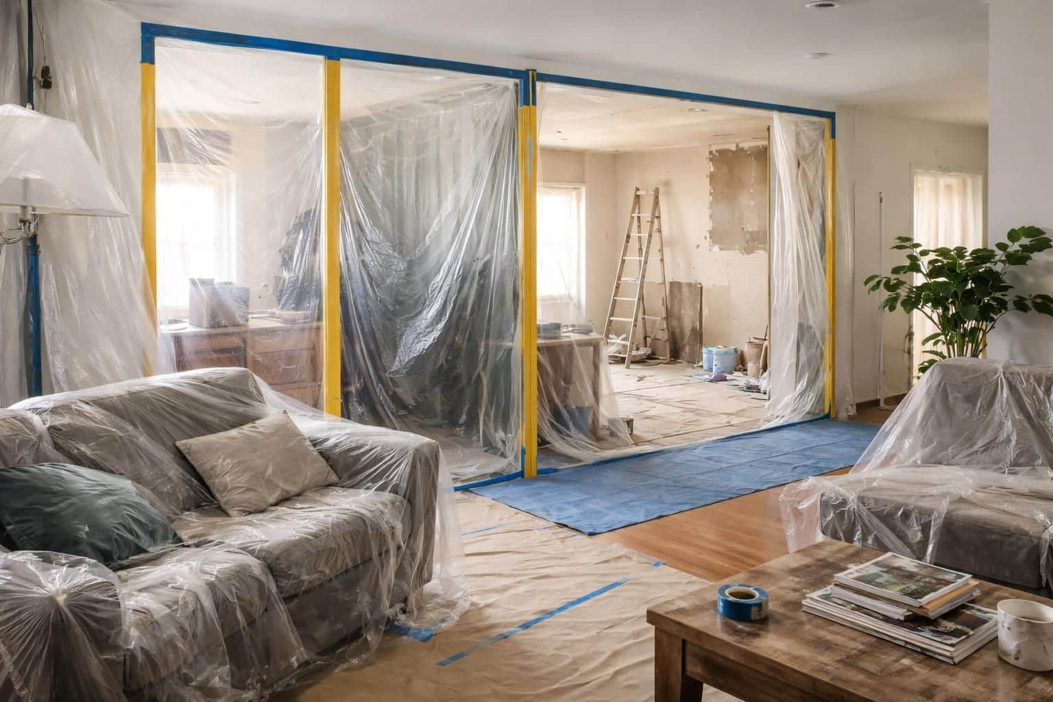 découvrez des méthodes efficaces pour réaliser des travaux intérieurs dans un logement occupé tout en limitant le désordre et les nuisances.