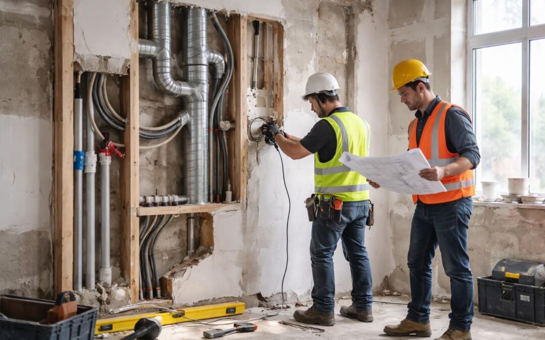 découvrez les points essentiels à vérifier lors des travaux intérieurs et sur les réseaux existants pour garantir la sécurité et la conformité de vos installations.