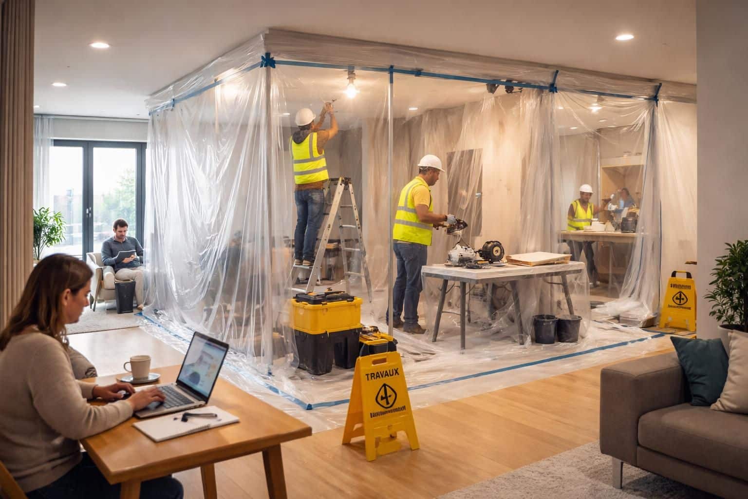 optimisez vos travaux intérieurs en site occupé grâce à une organisation de chantier efficace, garantissant sécurité et confort pendant les rénovations.