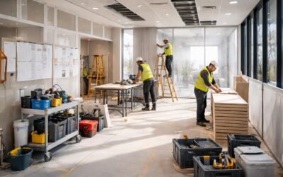 Travaux intérieurs en site occupé : organisation chantier efficace
