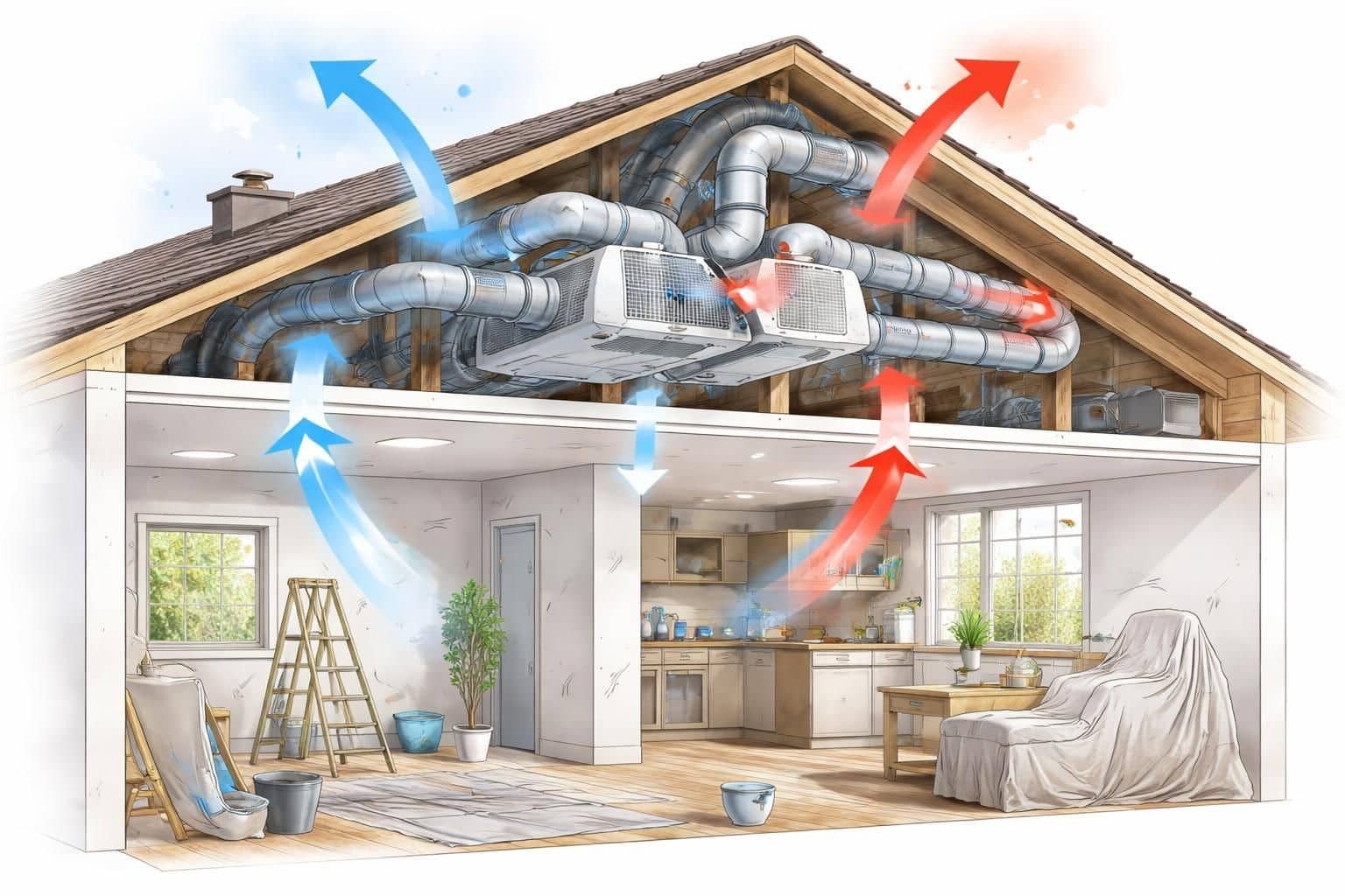 découvrez comment les travaux intérieurs liés à la ventilation peuvent causer des désordres souvent négligés et comment les éviter pour un habitat sain et durable.