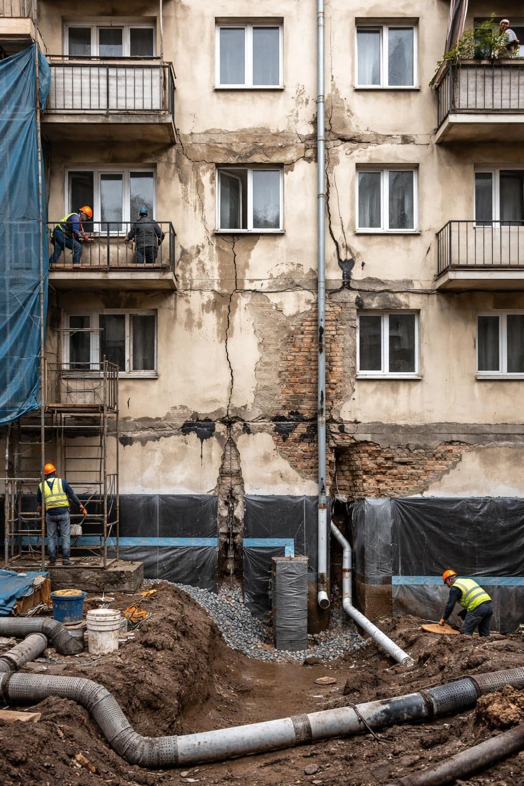 découvrez les causes cachées des malfaçons liées aux travaux extérieurs et à la gestion des eaux pour assurer la durabilité et la qualité de vos projets.