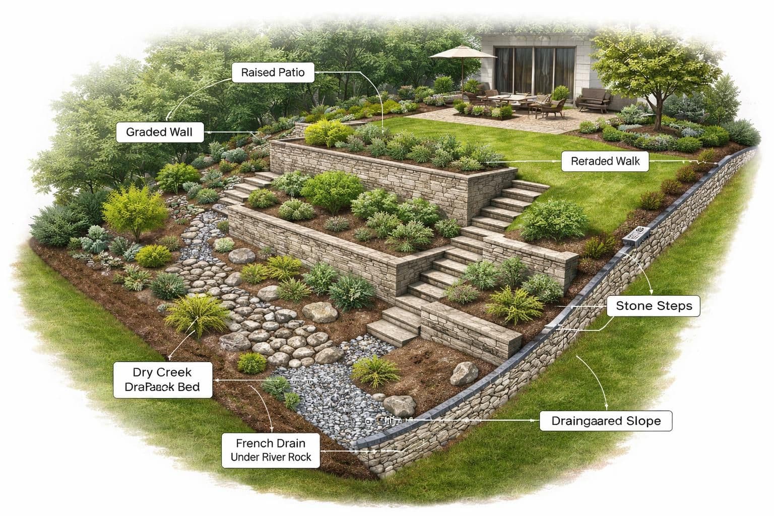 découvrez des solutions efficaces pour vos travaux extérieurs sur terrain en pente, alliant techniques adaptées et durabilité pour valoriser votre espace extérieur.
