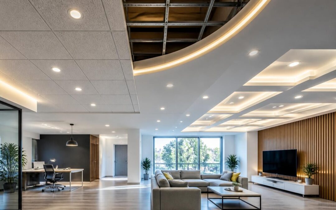 découvrez les avantages du faux plafond suspendu, les différents types de pose adaptés à vos besoins, ainsi qu'une estimation des tarifs pour un intérieur moderne et fonctionnel.